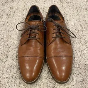 Cole Haan Men\'s Lenox Hill Cap Oxford Brown Size 9M C11632 Lace Up Dress Shoes Cole Haan Men main image 2